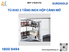 Tủ kho 2 tầng inox hộp cánh mở M040245 (EKB15245) – Eurogold